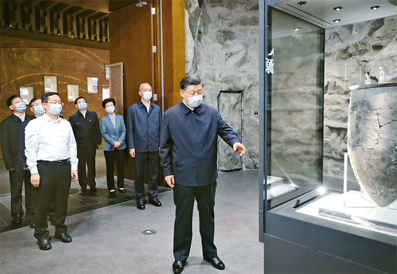 2023��6��2�����й���������ǡ�������ϯ�������ί��ϯϰ��ƽ�ڱ�����ϯ�Ļ�����������̸�Ტ������Ҫ������������̸��ǰ��ϰ��ƽ2���������й���ʷ�о�Ժ������ �»������ ����/��