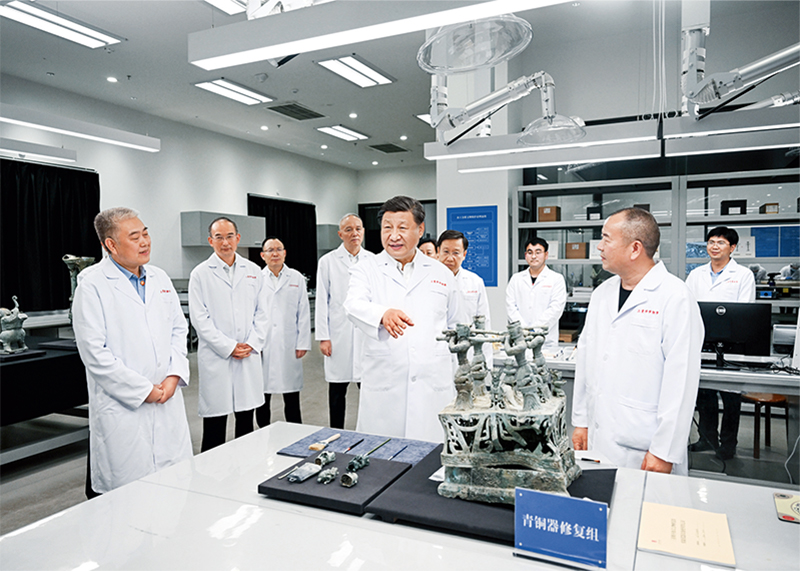 2023��7��25����27�����й���������ǡ�������ϯ�������ί��ϯϰ��ƽ���Ĵ�����������26��������ϰ��ƽ��λ�ڵ����й㺺�е����ǶѲ��������������޸�����ͬ�ֳ�����ְԱ���Ƚ����� �»������ л����/��